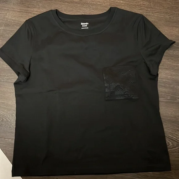 HERMES PARIS ブラック Tシャツ Sサイズ Hermes | Tops | Hermes Black T Shirt Size M | Poshmark